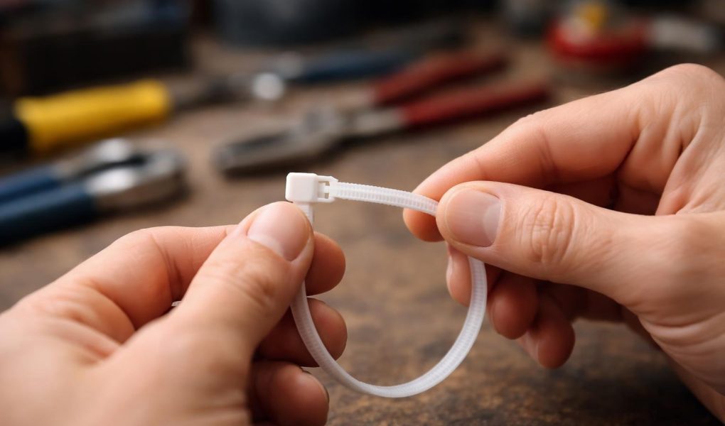mains-collier-serrage-atelier-outils