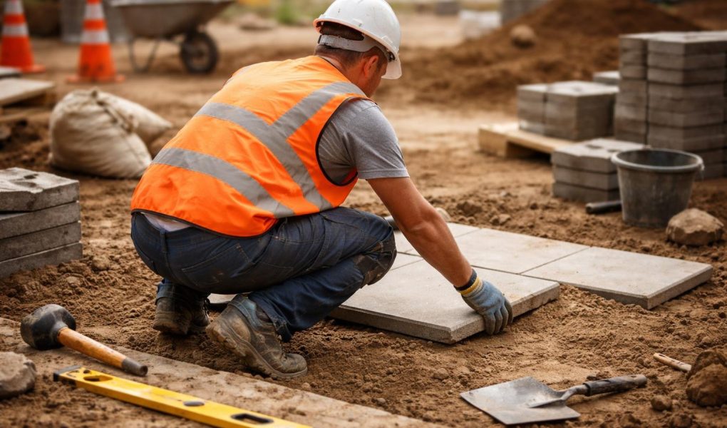 travailleur-casque-dalle-outils-construction