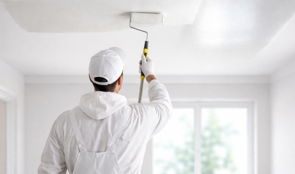 peintre-combinaison-blanche-plafond-rouleau