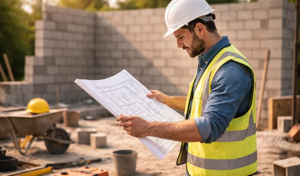 personne-plans-construction-mur-outils