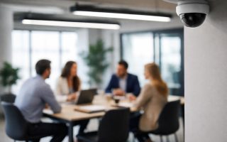 bureau-moderne-personnes-table-camerasurveillance
